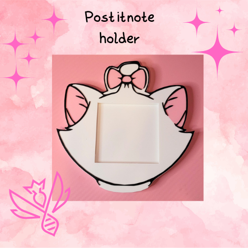 Kitty Sticky Note Holder