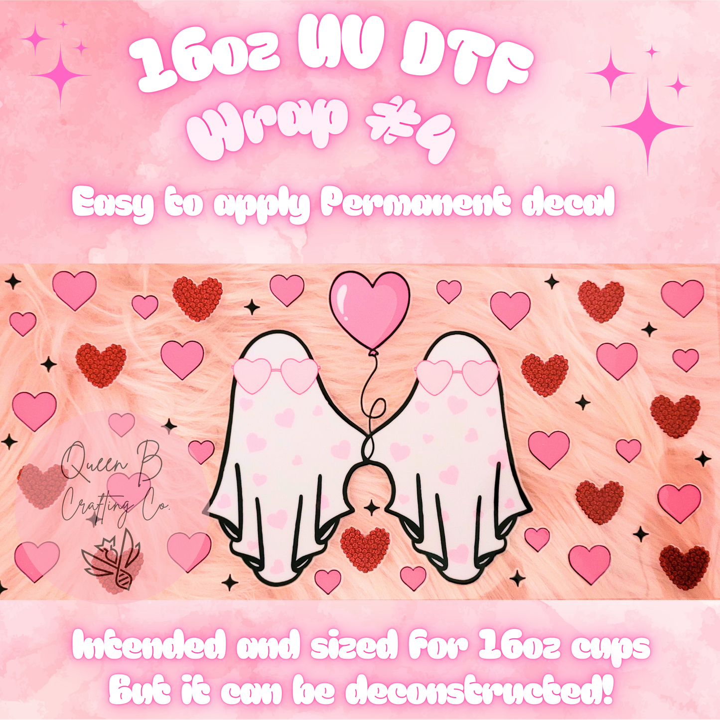 #4 UV dtf wrap| 16oz UV Dtf cup wrap
