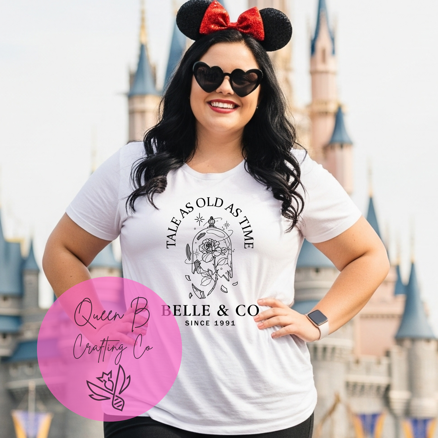 Tale as Old as Time Rose Shirt | Bookstore Princess Graphic Tee