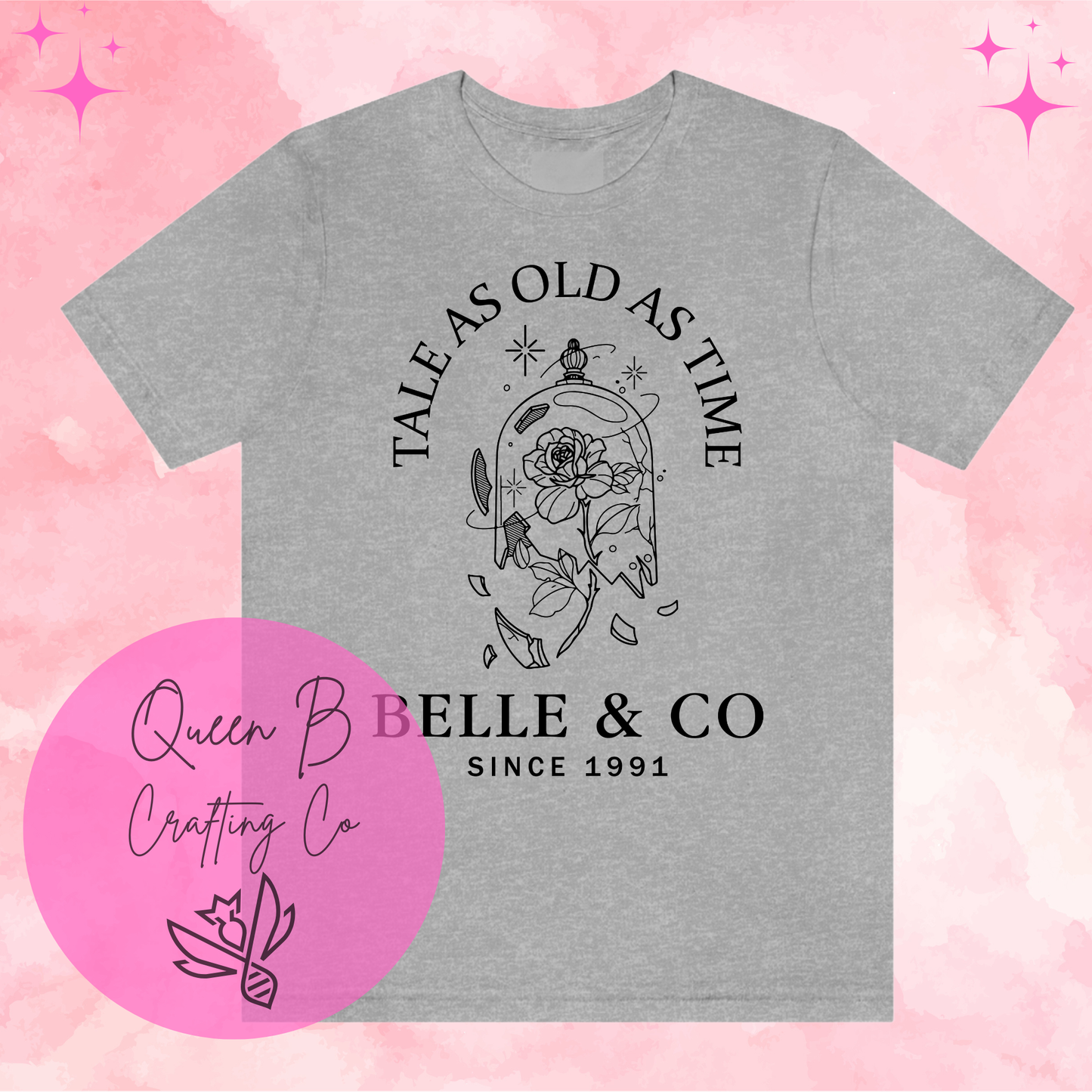 Tale as Old as Time Rose Shirt | Bookstore Princess Graphic Tee