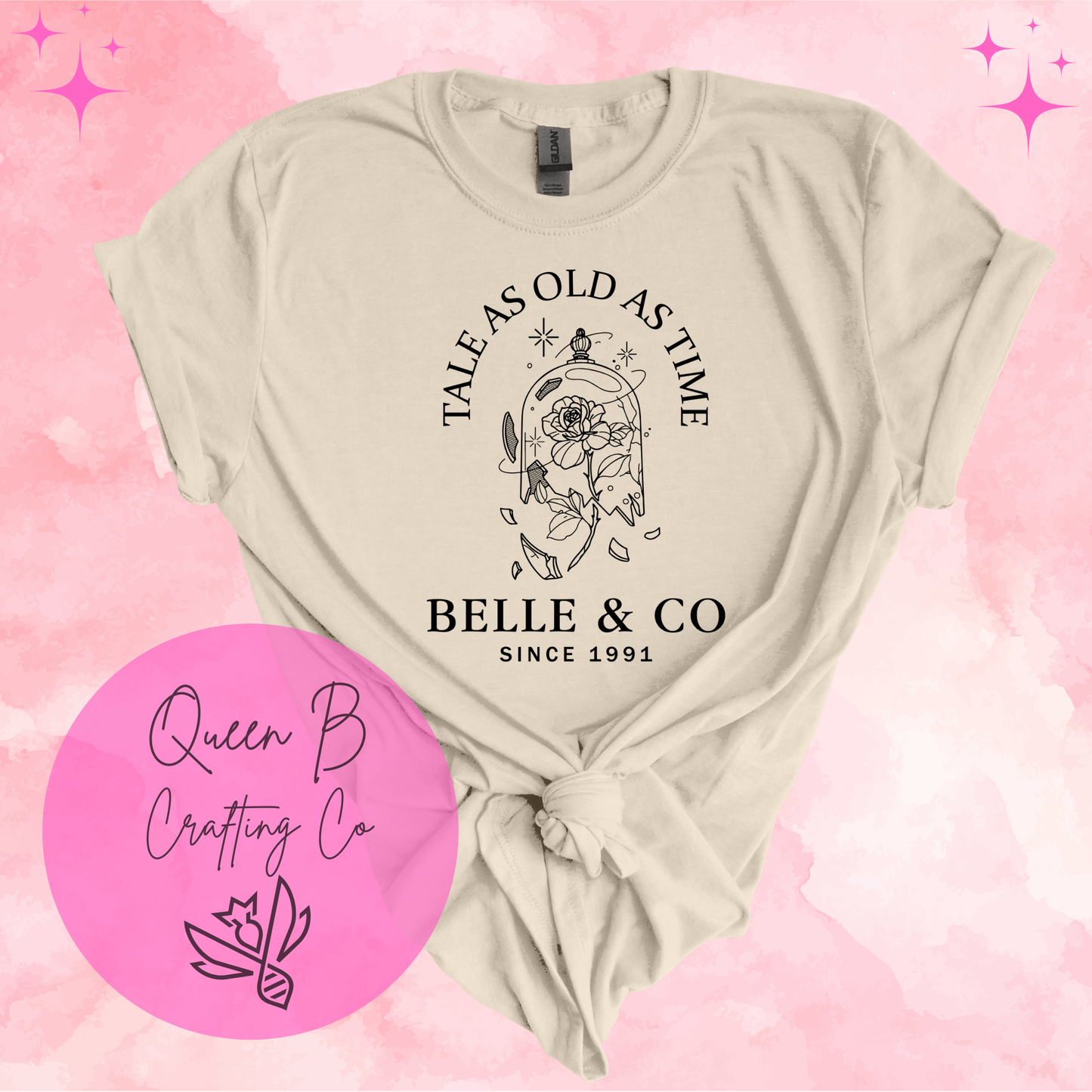 Tale as Old as Time Rose Shirt | Bookstore Princess Graphic Tee